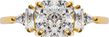 Crushed Ice Square Ring