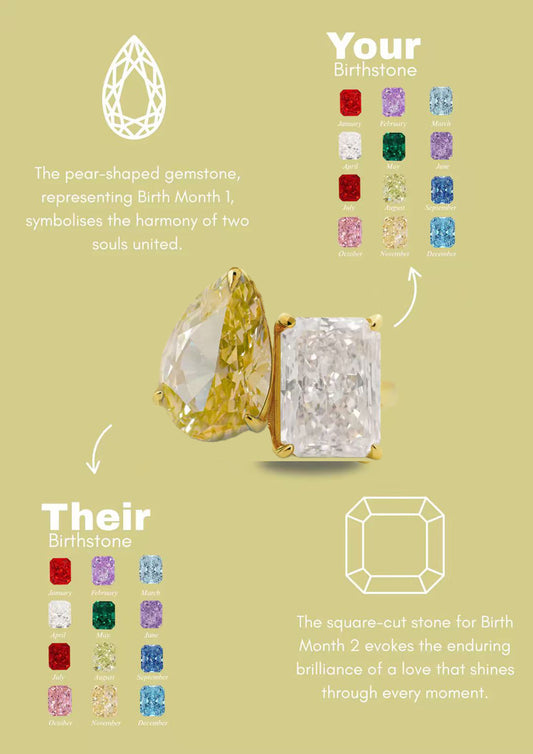 Birthstone Toi Moi Ring