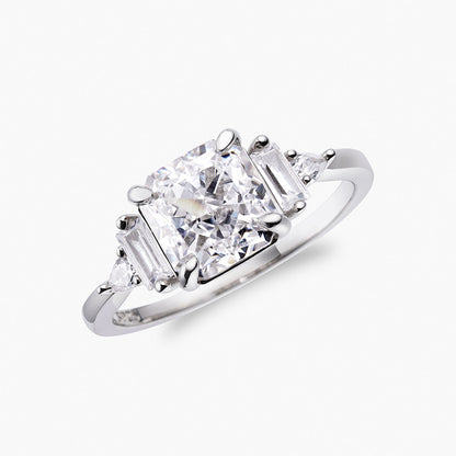 Crushed Ice Square Ring